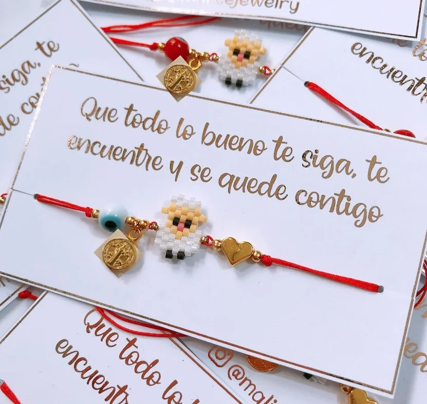 Fashion Miyuki Bead sheep jesus bracelet Woven Adjustable For Women Jewelry Ladies Accessory Birthday Gifts Party Wh